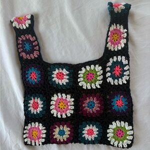 Crochet purse